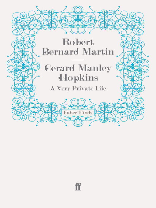 Title details for Gerard Manley Hopkins by Robert Bernard Martin - Wait list